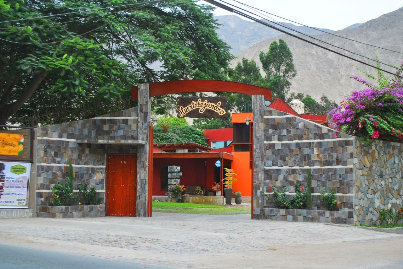 Huertalejandro Restaurante Campestre Y Hospedaje Cieneguilla Exterior photo